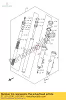 5111011J00, Suzuki, tubo, forchetta suzuki dl vstrom aue a xt dl650a v strom dl650xa dl650axt 650 , Nuovo