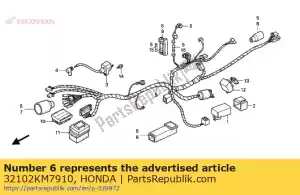 Honda 32102KM7910 cubierta, acoplador cdi - Lado inferior