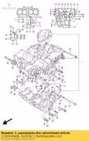 1130246868, Suzuki, crankcase set suzuki gsx r1100w 1100 , New