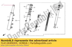 Here you can order the washer from Honda, with part number 51412KK0004: