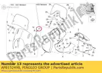 AP8152498, Piaggio Group, Ogiva aprilia scarabeo 300 400 492 500 2006 2007 2008 2009, Nuovo