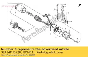 honda 32414MJ6720 cubrir un interruptor magnético - Lado inferior