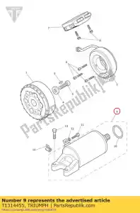 triumph T1314455 motorino di avviamento di ricambio - Il fondo