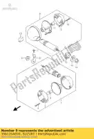 356120AE00, Suzuki, lens suzuki gz 125 250 2002 2003 2004 2005 2006 2007, Nieuw