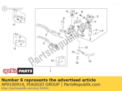 Aprilia AP9100914, Gewricht, OEM: Aprilia AP9100914