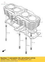 0928077002, Suzuki, joint torique d: 2 id: 7 suzuki gsx  es ef e gsxr gsx1100 1150eesef gsx1100esef gsx1150ef 1100 , Nouveau