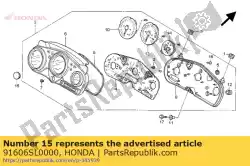 Ici, vous pouvez commander le passe-fils, cadre latéral, 20 mm auprès de Honda , avec le numéro de pièce 91606SL0000: