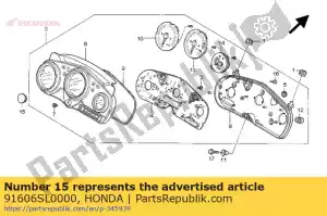 Honda 91606SL0000 passe-fils, cadre latéral, 20 mm - La partie au fond