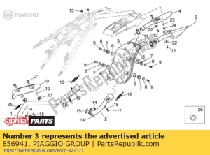 aprilia 856941 silencer - Bottom side