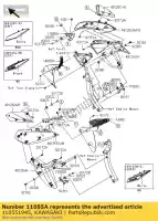 110551945, Kawasaki, support, carénage, upp, rh kawasaki z  d klz versys a zx10r ninja j sx e k f black edition abs zx1000 h z1000 1000 , Nouveau