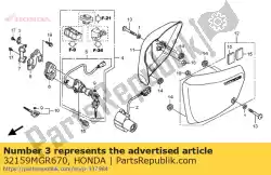 Tutaj możesz zamówić zosta?, klips do uprz?? Y od Honda , z numerem części 32159MGR670: