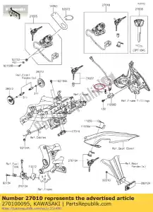 kawasaki 270100095 schakelaar, achterrem er650c9f - Onderkant