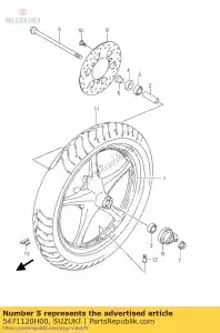 suzuki 5471120H00 assale anteriore - Il fondo