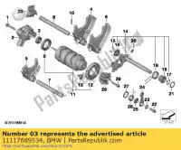 11117689534, BMW, sello de eje - 6x22x7 bmw  650 700 800 2006 2007 2008 2009 2010 2011 2012 2013 2014 2015 2016 2017 2018, Nuevo