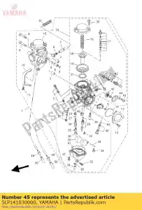 yamaha 5LP141030000 stop screw set - Bottom side