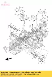 Aquí puede pedir amortiguador de goma 1 de Yamaha , con el número de pieza 5UG214850000: