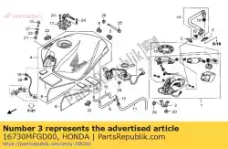 Here you can order the stay,guard from Honda, with part number 16730MFGD00: