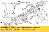 43454KN5000, Honda, geen beschrijving beschikbaar op dit moment honda xr 250 600 1985 1986 1987 1988 1989 1990, Nieuw