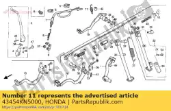 Here you can order the no description available at the moment from Honda, with part number 43454KN5000: