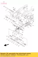 901051238200, Yamaha, bullone, basato su rondella (1fn) yamaha fz yz genesis yzlc lw yzlw sw 750 80 85, Nuovo