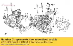 Here you can order the plate, clutch lever from Honda, with part number 22813MEB670: