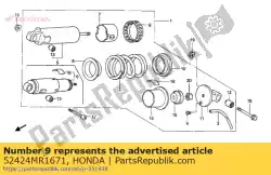 Here you can order the no description available at the moment from Honda, with part number 52424MR1671: