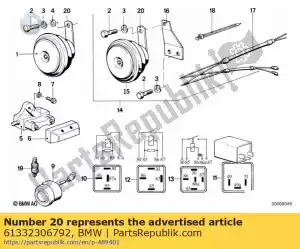 bmw 61332306792 shackle - Bottom side