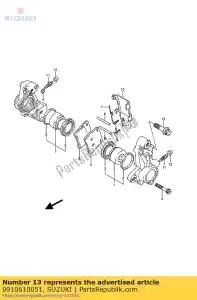 suzuki 0910610051 no description available - Bottom side