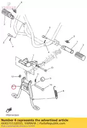 staan, belangrijkste van Yamaha, met onderdeel nummer 4X4271110033, bestel je hier online: