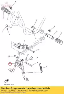 yamaha 4X4271110033 staan, belangrijkste - Onderkant