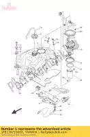 1PE139710000, Yamaha, tubo, combustível 1 yamaha  yfm 700 2013 2014 2015 2016 2017 2018 2019, Novo