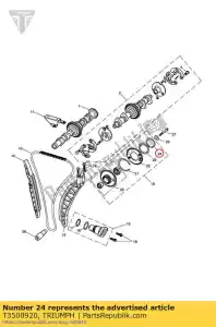 triumph T3500920 circlip id 32.2 - Bottom side