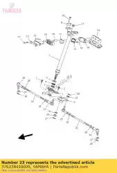 Here you can order the joint, universal 1 from Yamaha, with part number 37S238410000: