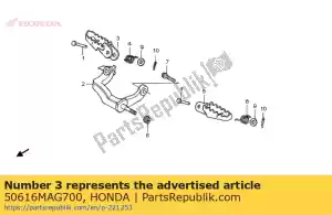 Honda 50616MAG700 passo comp., r. - Lado inferior