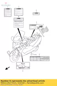 suzuki 9901110G7701H manuel, propriétaire - La partie au fond