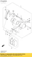 5931514600, Suzuki, lente, pad suzuki  gz ls 125 250 650 1986 1988 1989 1990 1991 1994 1996 1997 1998 1999 2000 2001 2002 2003 2017 2018, Nieuw