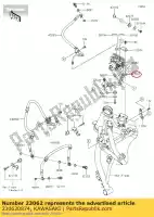 230620874, Kawasaki, 01 support-comp, unité abs kawasaki  650 2017 2018 2019 2020 2021, Nouveau