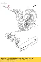 6471113G00, Suzuki, Eje trasero suzuki rv 125 200 2003 2004 2005 2006 2007 2008 2009 2010 2015 2016, Nuevo