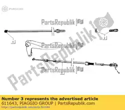 Aqui você pode pedir o acelerador em Piaggio Group , com o número da peça 611643: