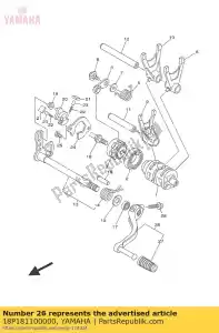 yamaha 18P181100000 shift pedal assy - Bottom side