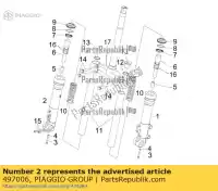 497006, Piaggio Group, manga direita     , Novo