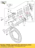 430490031, Kawasaki, embalaje zr800ads kawasaki  z 800 900 2013 2014 2015 2016 2017 2018 2019 2020 2021, Nuevo