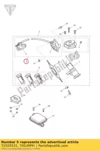 triumph T2505531 blocco assy, ??posto - Il fondo