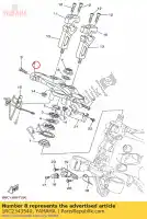 1RC2343540, Yamaha, corona, maniglia yamaha mt09traj mtt850j mt09traspj mtt850dj mtt09dk tracer mt09trak mtt850k mtt850d mtt850 mt09tral mtt850l mt09traspl mtt850dl 850 900 , Nuovo