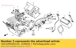 Aquí puede pedir cable, motor de arranque de Honda , con el número de pieza 32410MGSD20: