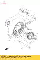 93306205B500, Yamaha, bearing yamaha  mt xp xsr 500 530 560 660 690 700 850 900 2013 2014 2015 2016 2017 2018 2019 2020 2021, New