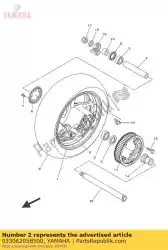 Ici, vous pouvez commander le palier auprès de Yamaha , avec le numéro de pièce 93306205B500: