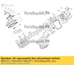 lh hoofddeksel van Piaggio Group, met onderdeel nummer 880123, bestel je hier online: