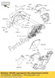 Here you can order the pad er650ecf from Kawasaki, with part number 391560844: