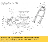 AP8117033, Aprilia, spugna adesiva, Nuovo